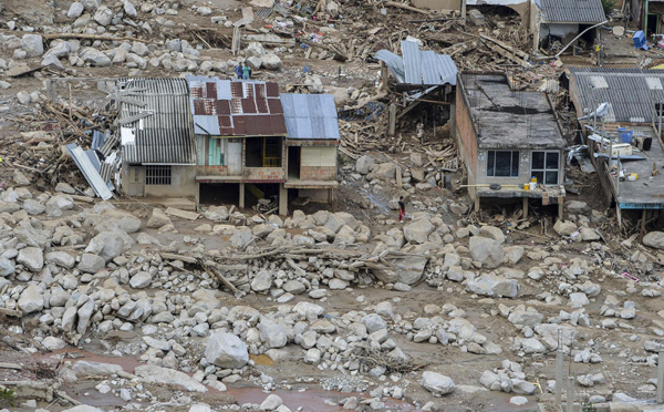 Nouveaux glissements de terrain en Colombie: au moins 11 morts, 20 disparus
