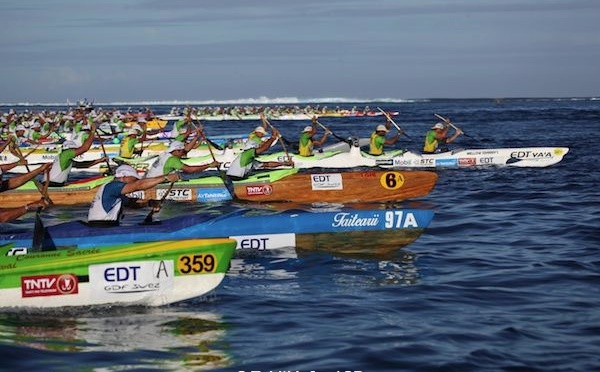 Tahiti Nui Va'a : 171 kilomètres de course attendent nos Aito
