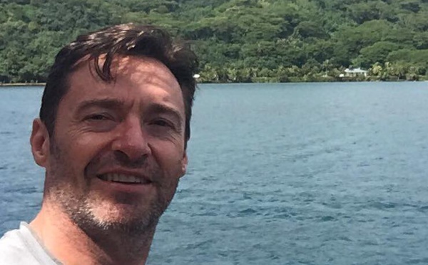 Hugh Jackman (Wolverine) en vacances au fenua