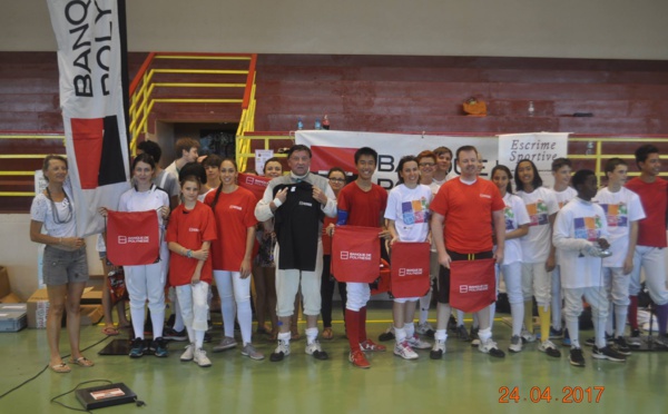 Première compétition avec un prize money pour nos escrimeurs