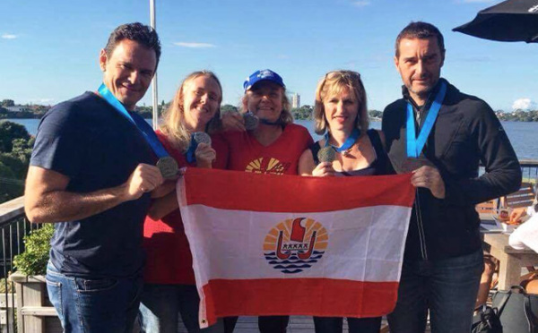 Squash – World Master Games : Tahiti, championne du monde par équipe