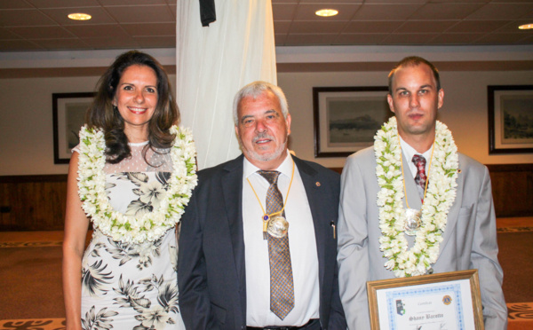 Le Lions Club de Papeete accueille un nouveau membre