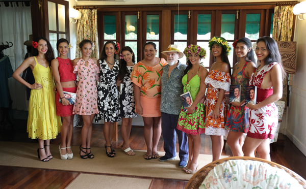 Visite culturelle pour les candidates à l’élection de Miss Tahiti 2017