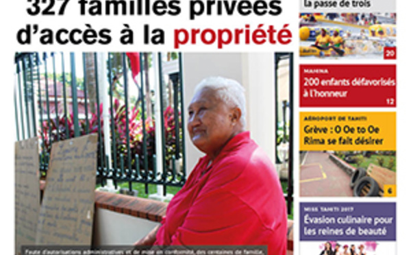 TAHITI INFOS N°915 du 22 mai 2017