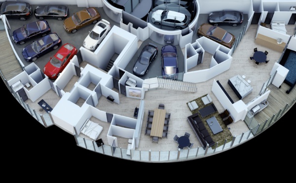 A Miami, les riches peuvent garer leur voiture dans le salon