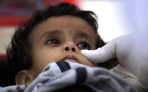 Au Yémen, les hôpitaux débordés face à l'épidémie du choléra