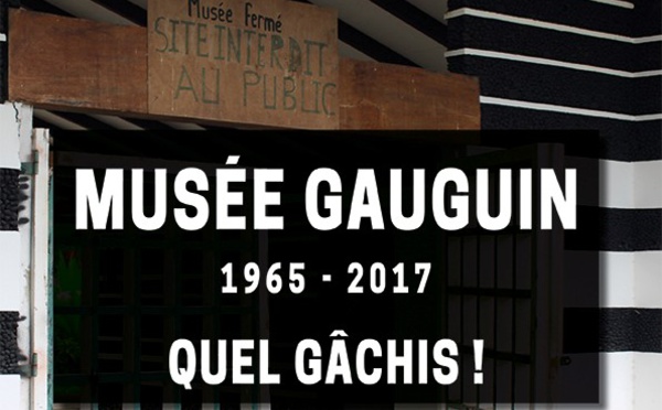 À la Une de Tahiti Pacifique, vendredi, la fermeture du musée Gauguin