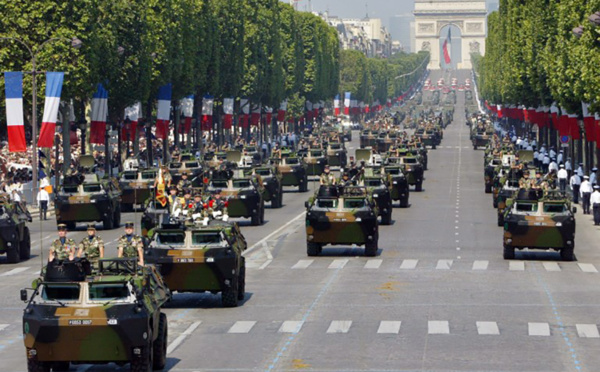 Un homme de 23 ans qui menaçait de tuer Emmanuel Macron le 14 juillet écroué