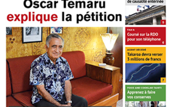 TAHITI INFOS N°943 du 4 juillet 2017