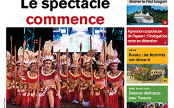 TAHITI INFOS N°945 du 6 juillet 2017