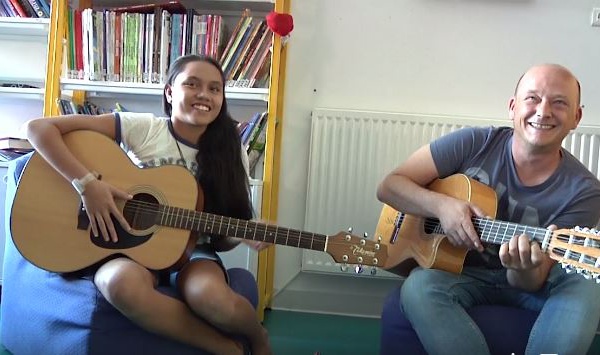 "La douceur d'une chanson polynésienne" au CHU de Toulouse