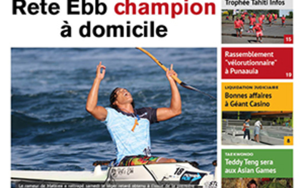 TAHITI INFOS N°961 du 31 juillet 2017