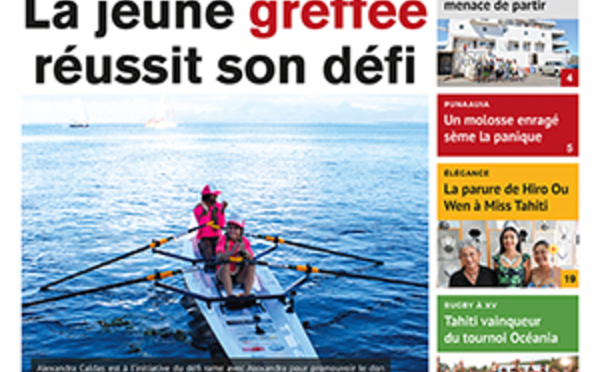 TAHITI INFOS N°966 du 7 août 2017