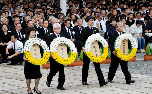 72 ans après, Nagasaki appelle le Japon à voter un traité contre l'arme atomique