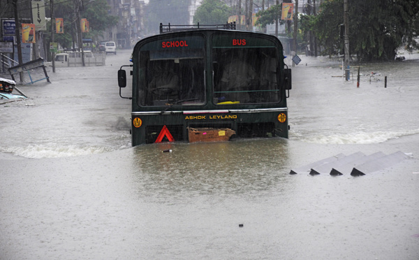 La mousson fait au moins 94 morts en Inde et au Népal