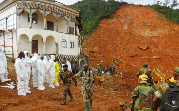 La Sierra Leone pleure ses morts, dont une centaine d'enfants, emportés par les inondations