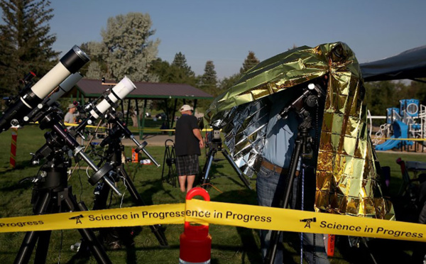 Avec la "Grande éclipse américaine", le Soleil a rendez-vous avec la Lune