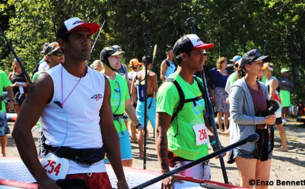 SUP – Gorge Paddle : 6 Tahitiens avec l’élite US