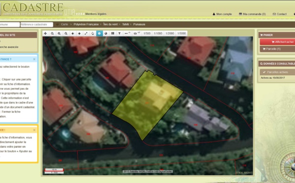 Le cadastre du fenua accessible en ligne dès aujourd'hui