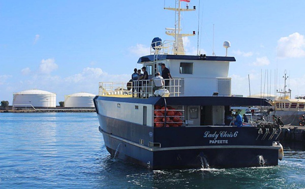 Permis de naviguer pour le palangrier Lady Chris 6