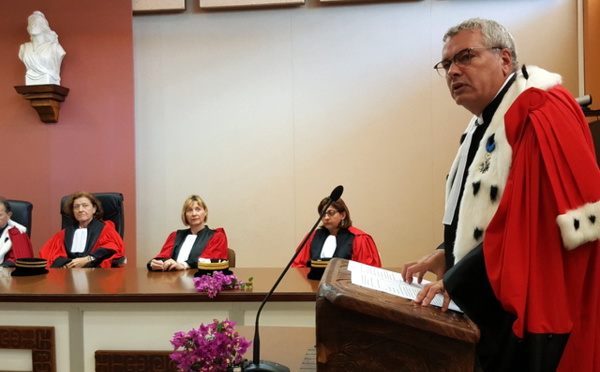 Le nouveau procureur général, Thomas Pison, entre en fonction
