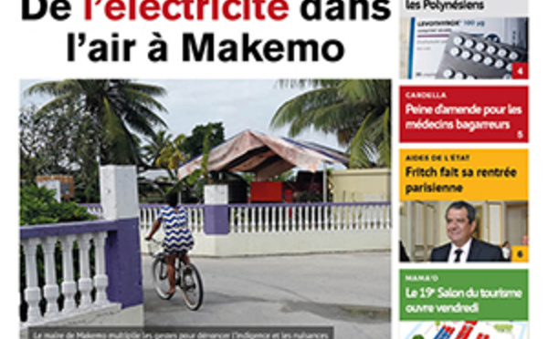 TAHITI INFOS N°982 du 30 août 2017