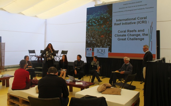 Maina Sage au congrès international sur les Aires marines protégées