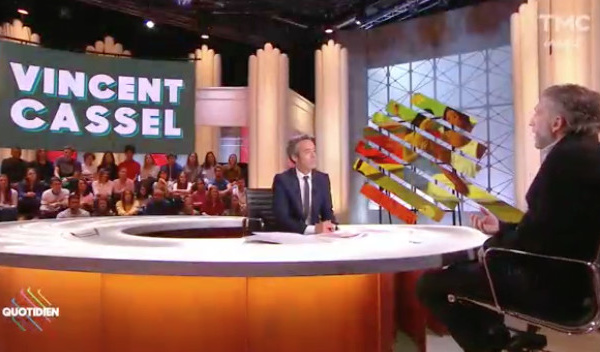 Vincent Cassel et Yann Barthès s'essayent au tahitien dans Quotidien