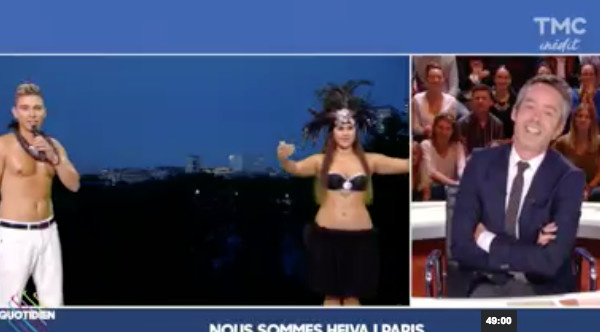 Insolite: Ken Cartler fait la météo de Quotidien en tahitien sur TMC