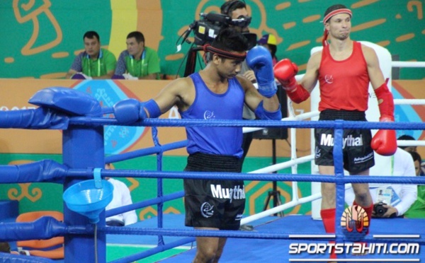Jeux d’Asie Ashgabat 2017 – Boxe Thaï : Les Tahitiens stoppés en quart de finale