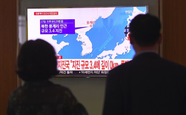 Un séisme en Corée du Nord, probable réplique de l'essai du 3 septembre