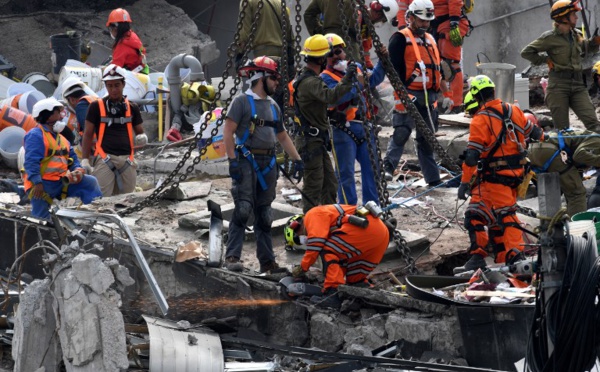 Un nouveau séisme secoue le Mexique