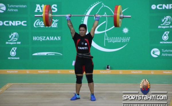 Jeux d’Asie – Haltérophilie : Mahe Tchang termine 7e devant une Australienne