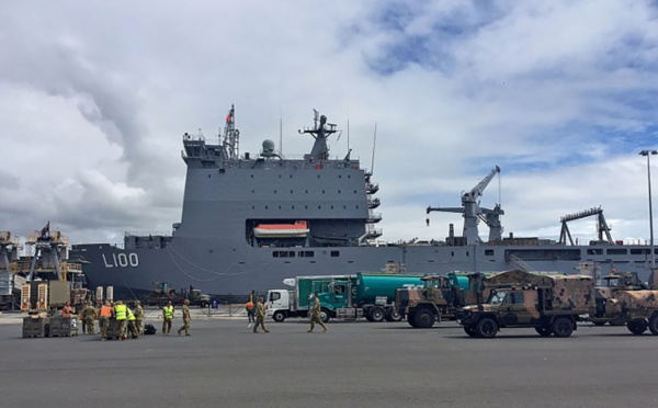 Risque volcanique: L'Australie dépêche un navire d'aide au Vanuatu