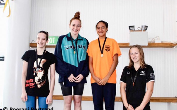 Natation – Championnat de NZ : Poerani Bertrand médaillée d’or en 50m brasse