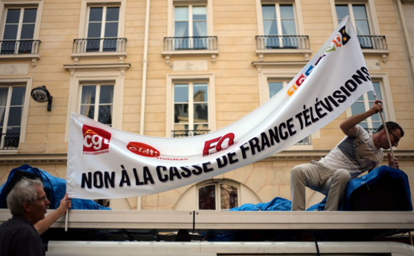 France Télévisions en grève contre les coupes budgétaires