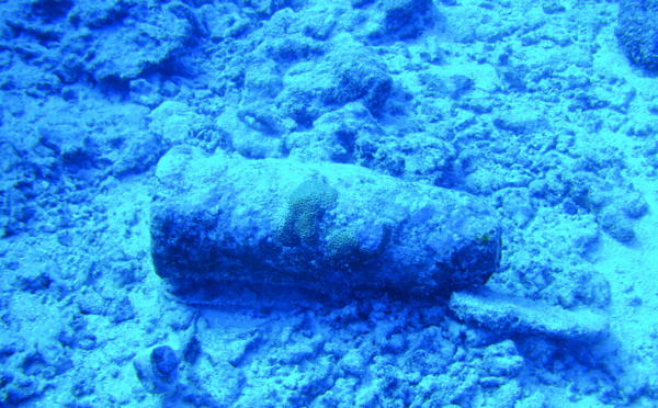 Neuf obus américains localisés dans la passe de Bora Bora