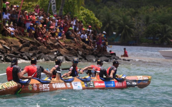 Hawaiki Nui Va'a 2017 – Etape 2 : Edt Va'a prend les commandes. Résumé et photos.
