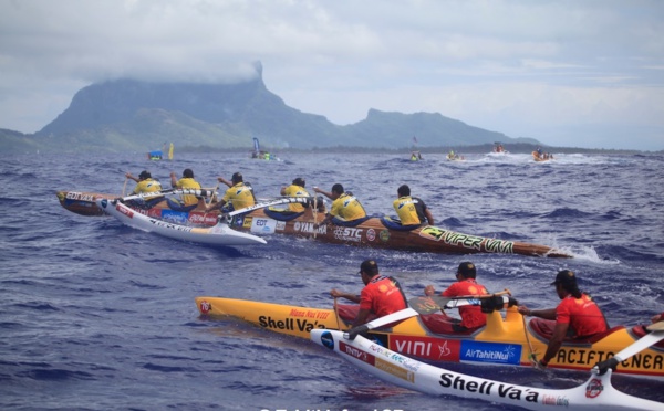 Hawaiki Nui Va'a 2017 – Etape 3 : Edt Va'a égale le record de Shell Va'a (résumé et photos)