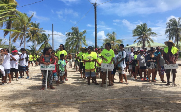 Inauguration du plateau sportif de Tikehau