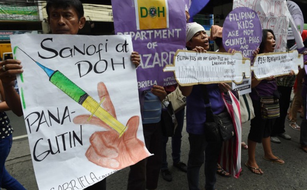 Les Philippines suspendent la vente du vaccin contre la dengue de Sanofi