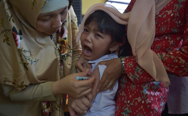 Epidémie de diphtérie en Indonésie: huit millions de vaccins