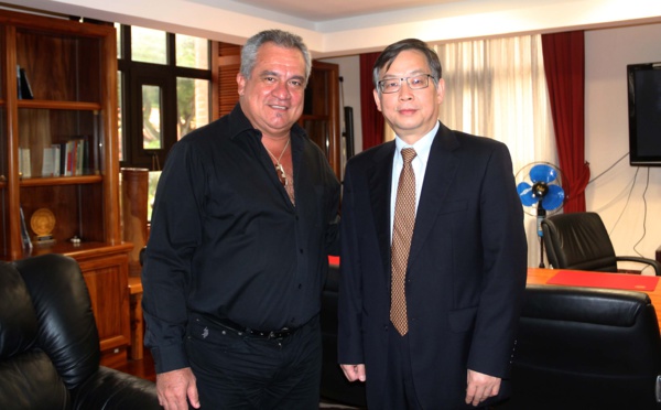 Le ministre de la Culture rencontre le nouveau Consul de Chine