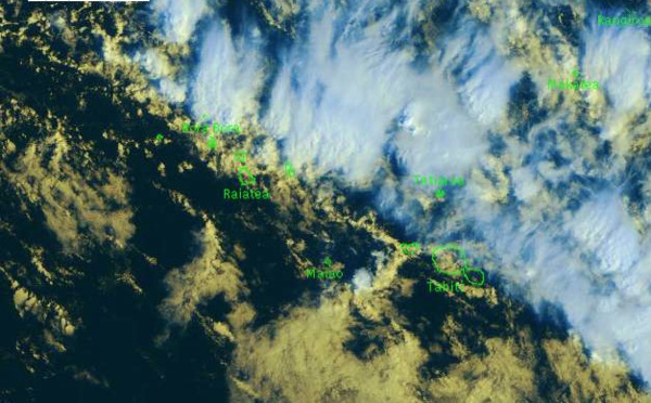 Fortes pluies : La Société et l'Ouest des Tuamotu en vigilance jaune