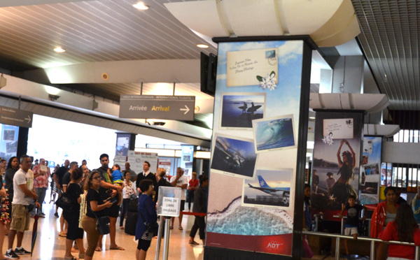 Une plaque se détache du plafond à l'aéroport de Tahiti Faa'a