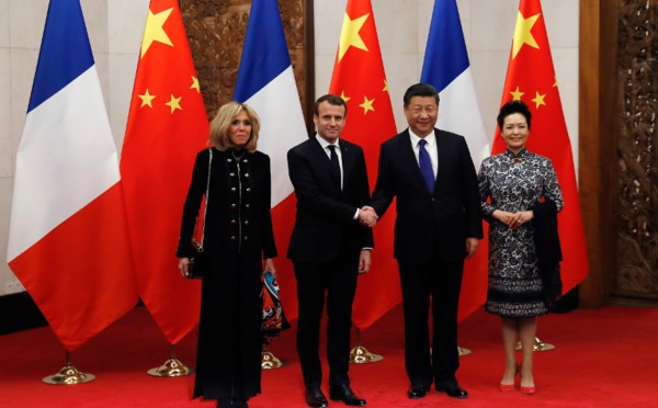 A Pékin, Macron salue les routes de la Soie tout en avertissant Xi Jinping