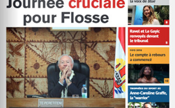 TAHITI INFOS N°1079 du 18 janvier 2018