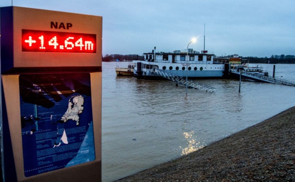 Menaces d'inondations et crues en France, le Rhin sous surveillance