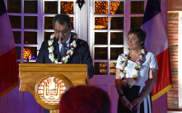Cocktail à la Présidence en l'honneur d'Annick Girardin