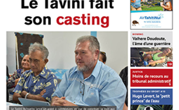 TAHITI INFOS N°1087 du 30 janvier 2018